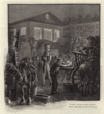 Covent Garden - aikaisin aamulla tekijältä Hugh Thomson