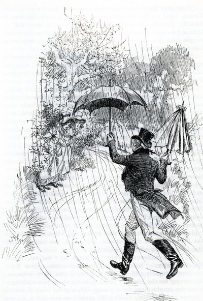 Kuvitus Jane Austenin "Emmalle" (kuva) tekijältä Hugh Thomson