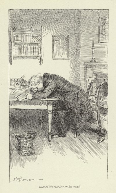 George Eliotin Janetsin katumuksen kuvitus. tekijältä Hugh Thomson