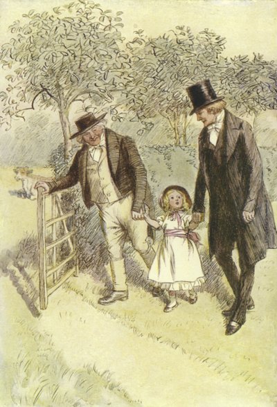 George Eliotin Janetsin katumuksen kuvitus. tekijältä Hugh Thomson