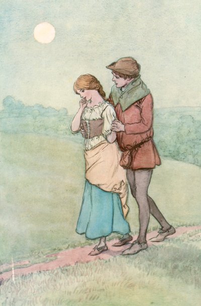 Kuvitus Shakespearen Kuten pidät tekijältä Hugh Thomson
