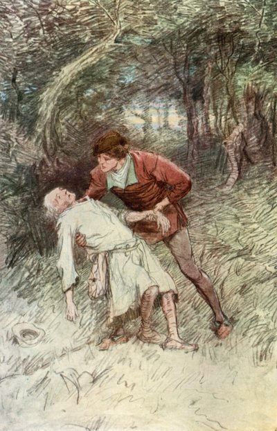 Kuvitus Shakespearesille kuten pidät tekijältä Hugh Thomson