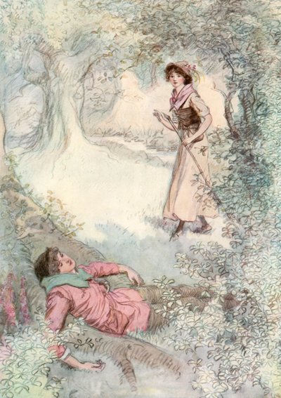 Kuvitus Shakespearesille kuten pidät tekijältä Hugh Thomson