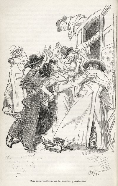 Jane Austenin romaani Northanger Abbey - tekijältä Hugh Thomson