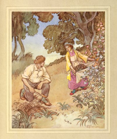 Saarella J. M. Barrien teoksesta The Admirable Crichton tekijältä Hugh Thomson