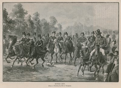 Rotten Row, Hyde Park, Lontoo tekijältä Hugh Thomson