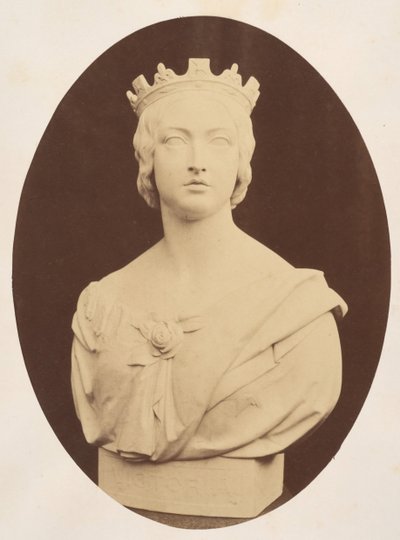 Kopio Hänen Majesteettinsa kuningatar Victorian rintakuvasta, kirjoittanut Joseph Durham, Esq. F.S.A., 1857. tekijältä Hugh Welch Diamond