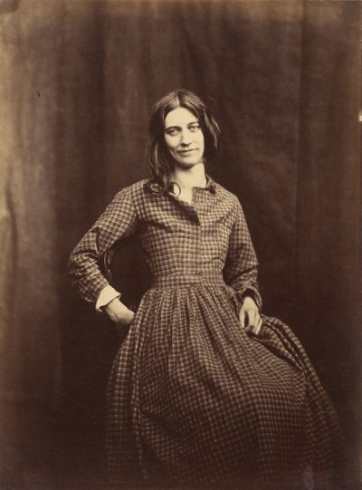 Potilas, Surrey County Lunatic Asylum, 1850-58. tekijältä Hugh Welch Diamond
