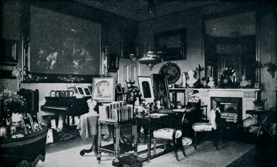 Queens Private Sitting Room Osbornessa, c1899, 1901 tekijältä Hughes and Mullins