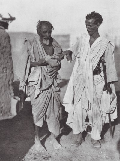 Afrikka: Nubian autiomaassa (s/w-kuva). tekijältä Hugo Adolf Bernatzik