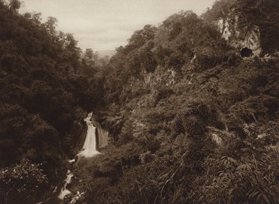 Meksiko: Atoyac, Salto de agua (s/w-kuva) tekijältä Hugo Brehme