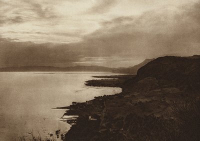 Meksiko: Chapala-järvi (s/w-kuva) tekijältä Hugo Brehme