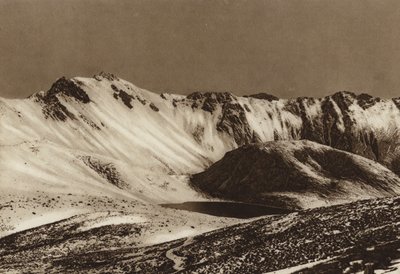 Meksiko: Nevado de Toluca, Estado Mejico (s/w-kuva). tekijältä Hugo Brehme