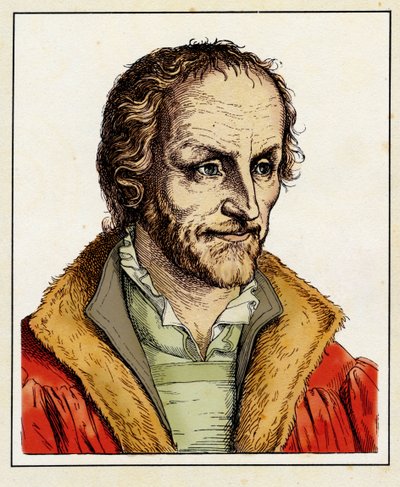 Philippe Melanchthon - Filippo MELANTONE (1497-1560),1854 (kaiverrus). tekijältä Hugo Bürkner