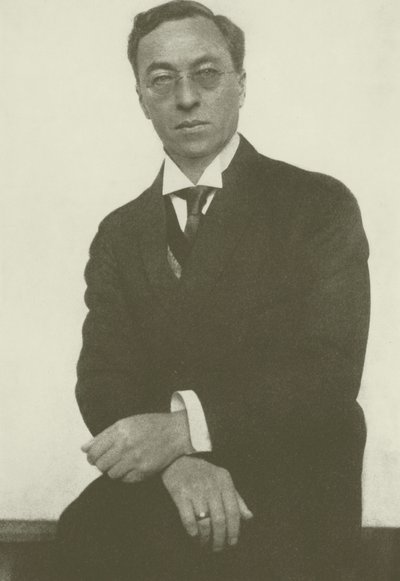 Wassily Kandinskyn muotokuva (m/w kuva) tekijältä Hugo Erfurth