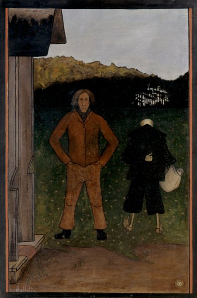 Kuolema ja talonpoika, 1896. tekijältä Hugo Simberg