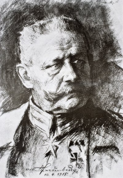 Kenraali Paul von Hindenburg tekijältä Hugo Vogel