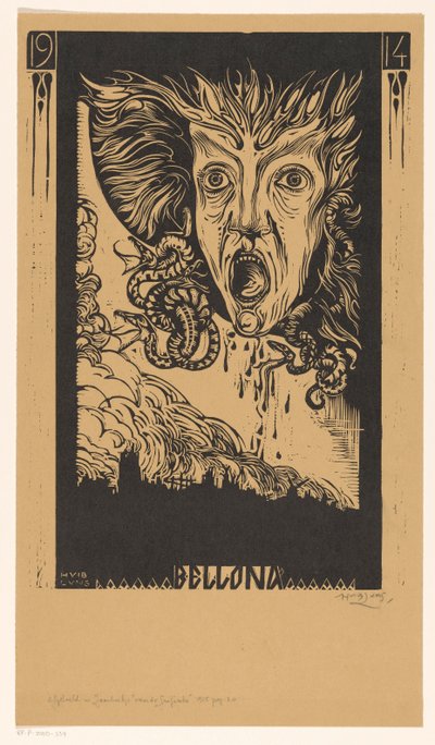 Bellona (otsikko esineessä) tekijältä Huib Luns (signed by artist)