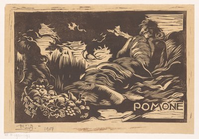 Pomona tekijältä Huib Luns (signed by artist)