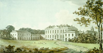 Sheringham Hallin punainen kirja, noin 1812 tekijältä Humphry Repton