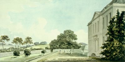 Sheringham Hallin punainen kirja, noin 1812 tekijältä Humphry Repton