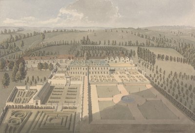 Sarsden House and Gardens, Oxfordshire: Lintuperspektiivistä tekijältä Humphry Repton