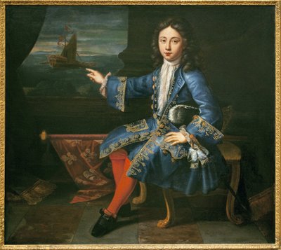 Toulousen kreivin muotokuva (1678-1737). (Tunnettu Ludvig XIV:n (1638-1715) ja Madame de Montespanin (Francoise Athenais, Montespanin markiisitar) poika tekijältä Hyacinthe Francois Rigaud