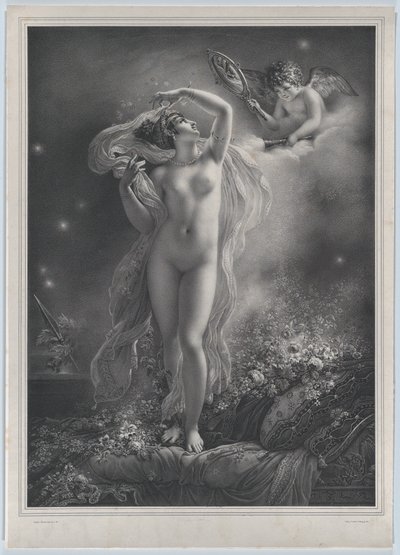 Danae, 1824. tekijältä Hyacinthe Louis Victor Jean Baptiste Aubry