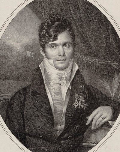 Kapellimestari ja säveltäjä Gaspare Spontinin muotokuva 1774-1851, 1824. tekijältä Hyacinthe Louis Victor Jean Baptiste Aubry