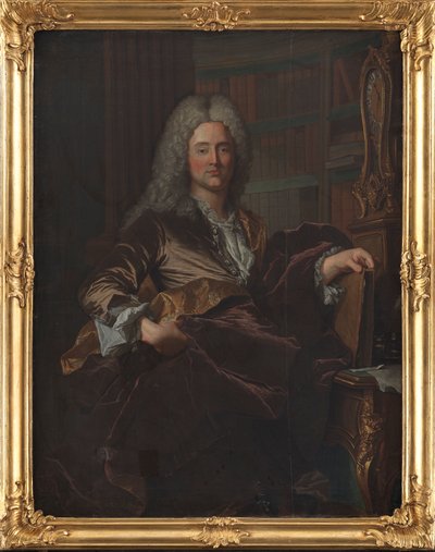 Korkeimman oikeuden tuomari Peder Benzon Myliuksen muotokuva tekijältä Hyacinthe Rigaud