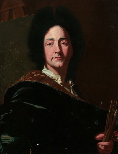 Taiteilijan muotokuva tekijältä Hyacinthe Francois Rigaud