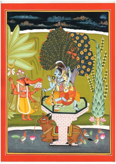 Lord Shiva, Parvati, Ganesha tekijältä IMAGINEERS STUDIO