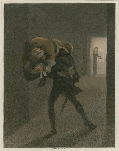 Kuvitus Samuel Butlerin Hudibras-teoksesta tekijältä I Clark