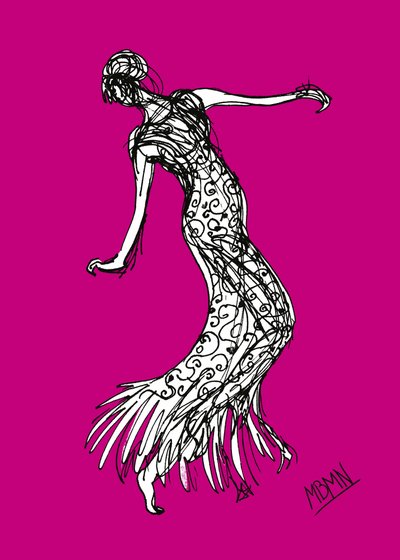 Kaunis magenta-tanssi tekijältä Ida Publishing