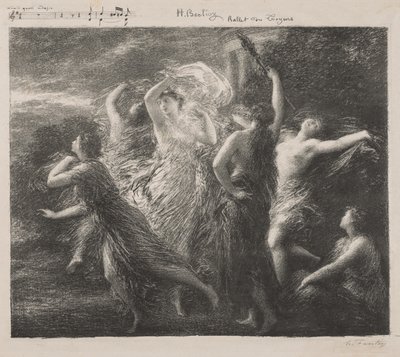 Ballet du Troyons, 1893. tekijältä Ignace Henri Jean Fantin Latour