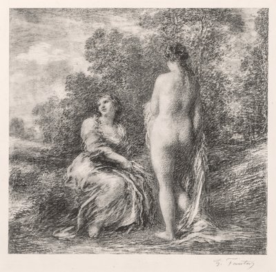 Uimarit, 1881. tekijältä Ignace Henri Jean Fantin Latour