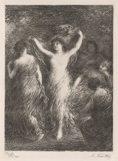 Tanssit, 1898. tekijältä Ignace Henri Jean Fantin Latour