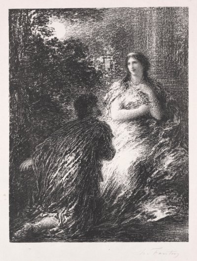 Duo Les Troyensista, 1894-1895. tekijältä Ignace Henri Jean Fantin Latour