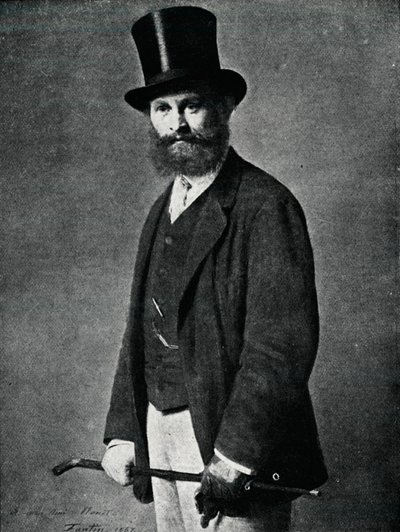 Edouard Manet. Fantin-Latourin muotokuvasta, 1901 tekijältä Ignace Henri Jean Fantin-Latour