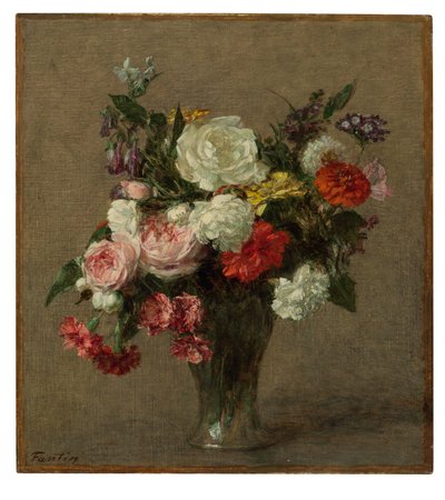 Kukkakimppu, 1900 tekijältä Ignace Henri Jean Fantin-Latour