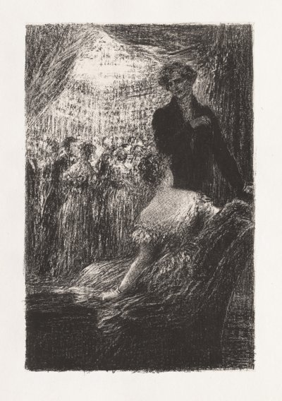 Hector Berlioz, hänen elämänsä ja hänen teoksensa: Symphonie Fantastique - Pallo. tekijältä Ignace Henri Jean Fantin Latour
