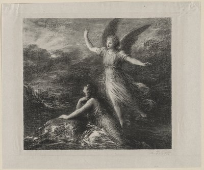 Paratiisi ja Peri, 1884. tekijältä Ignace Henri Jean Fantin Latour