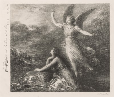 Paratiisi ja Peri. tekijältä Ignace Henri Jean Fantin Latour