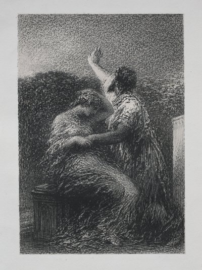 Maagi Baltajar ja Fatime, 1891. tekijältä Ignace Henri Jean Fantin Latour