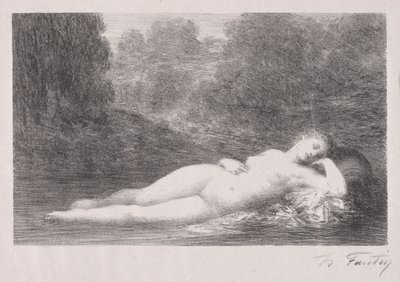 Makaa vedessä, 1903. tekijältä Ignace Henri Jean Fantin Latour