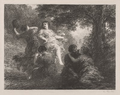 Pastoraalinen. tekijältä Ignace Henri Jean Fantin Latour