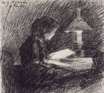 Lukeminen tekijältä Ignace Henri Jean Fantin Latour
