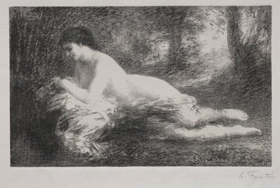 Haaveilu. tekijältä Ignace Henri Jean Fantin Latour