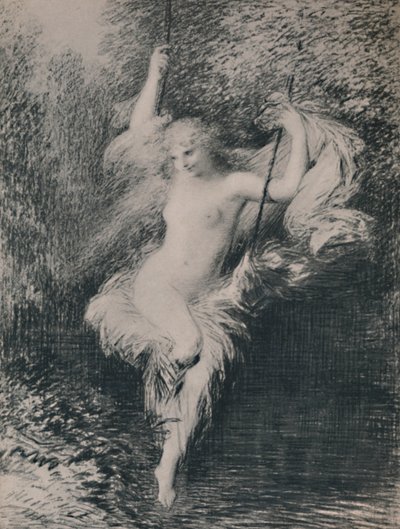 Saara kylpejä, 1892, 1946 tekijältä Ignace Henri Jean Fantin Latour