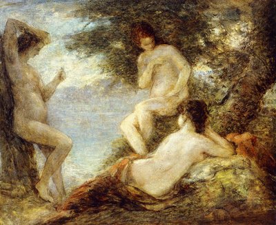 Sireenit; Merenneidot, n. 1904 tekijältä Ignace Henri Jean Fantin-Latour